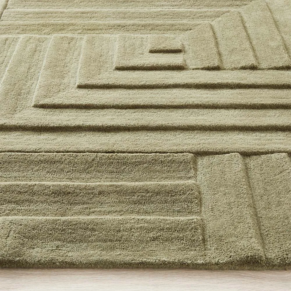 Maze Rug Olive