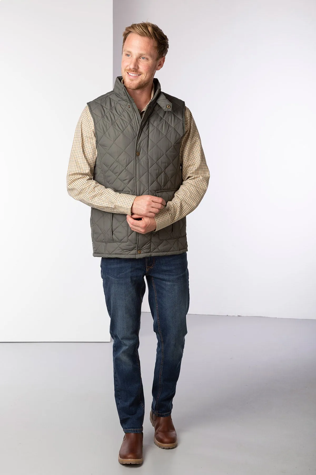 Men's Quilted Waistcoat - Settle