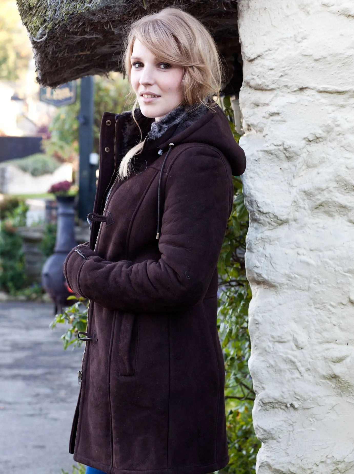 Millie Sheepskin Duffle Coat