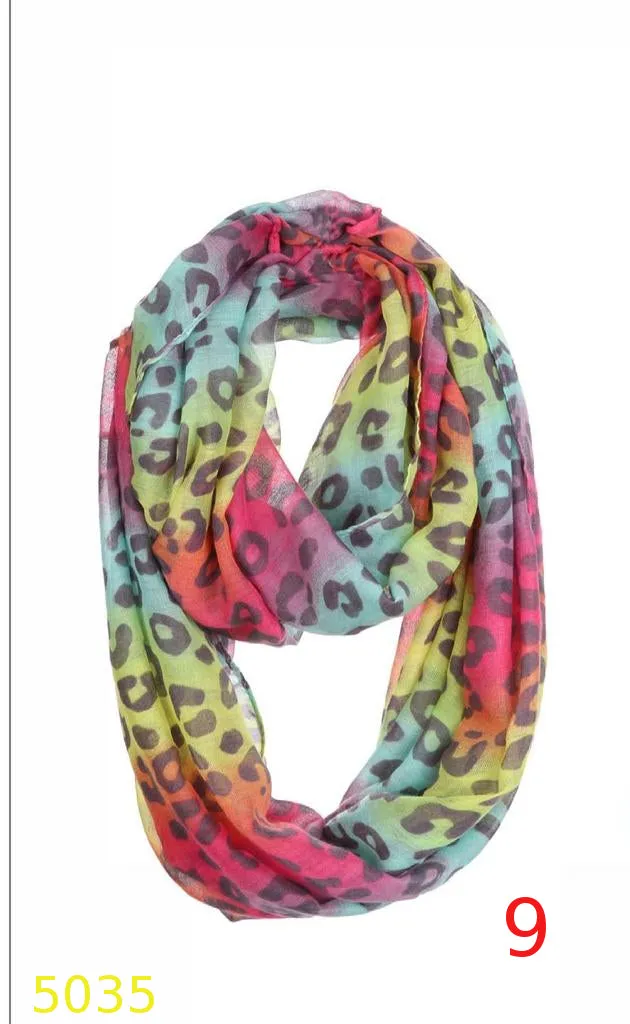 Multi Colored Infinity Scarf