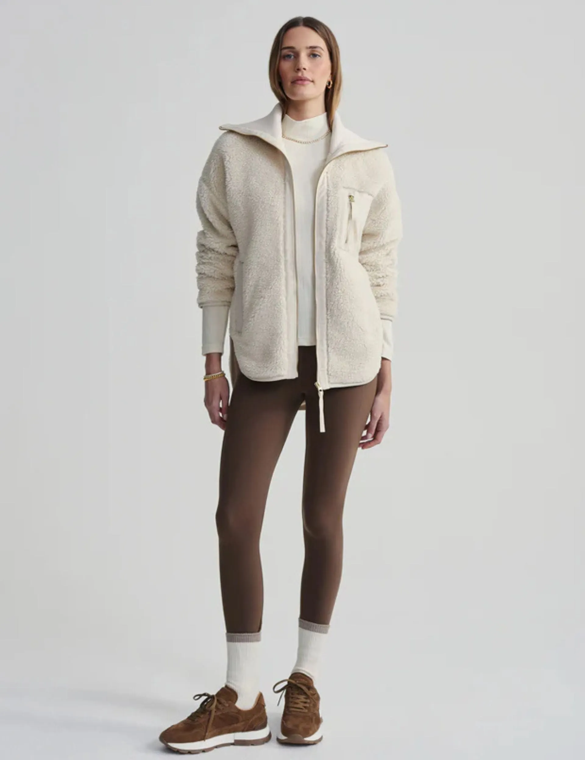 Myla Zip-Through Jacket - Sandshell