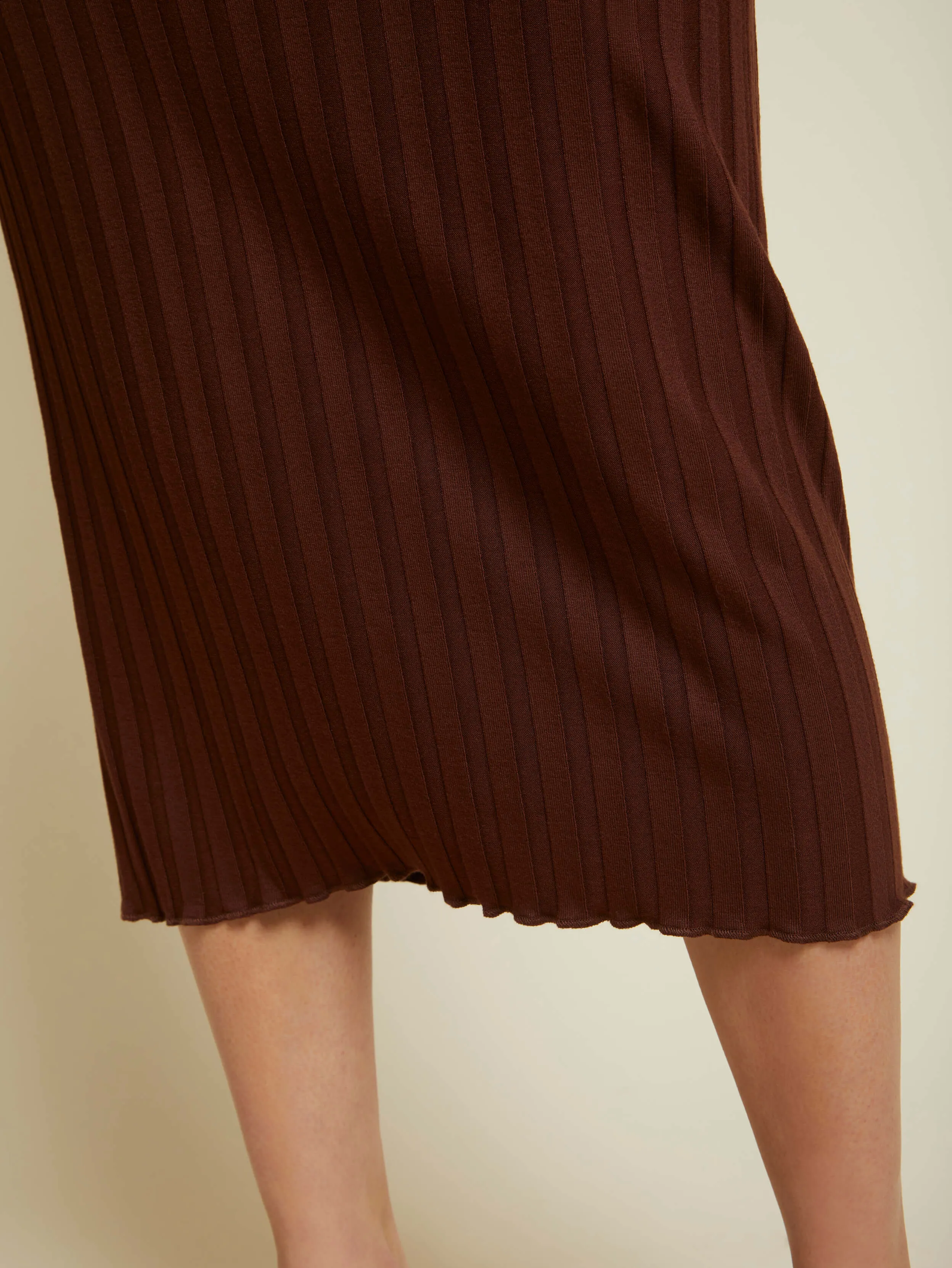 Nation LTD - Amber Pencil Skirt in Pinot Noir