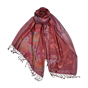 Nightingale Silk Jacquard Shawl