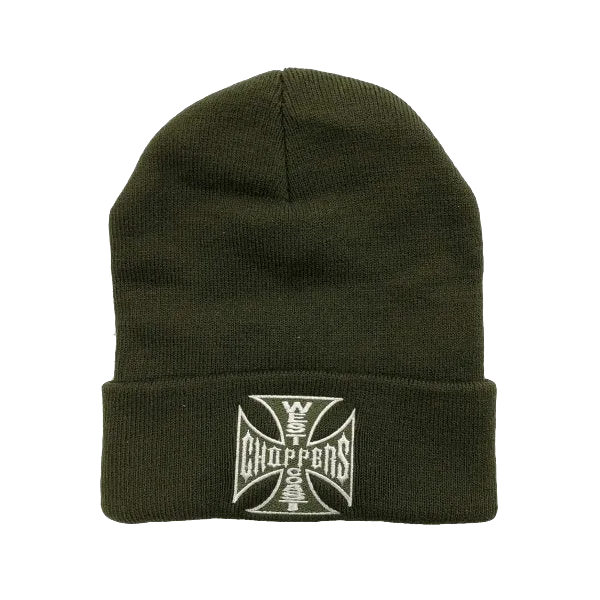 OG ROLL-UP BEANIE - OLIVE GREEN