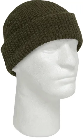 Olive Drab - Wintuck Watch Cap Genuine GI Govt Issue Piltrol Acrylic Winter Beanie