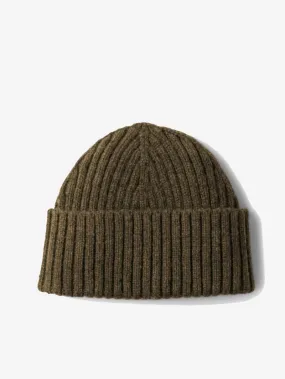 Peregrine Ribbed Beanie Olive