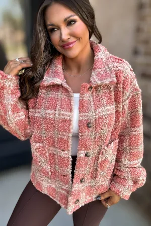 Plaid Sherpa Jacket