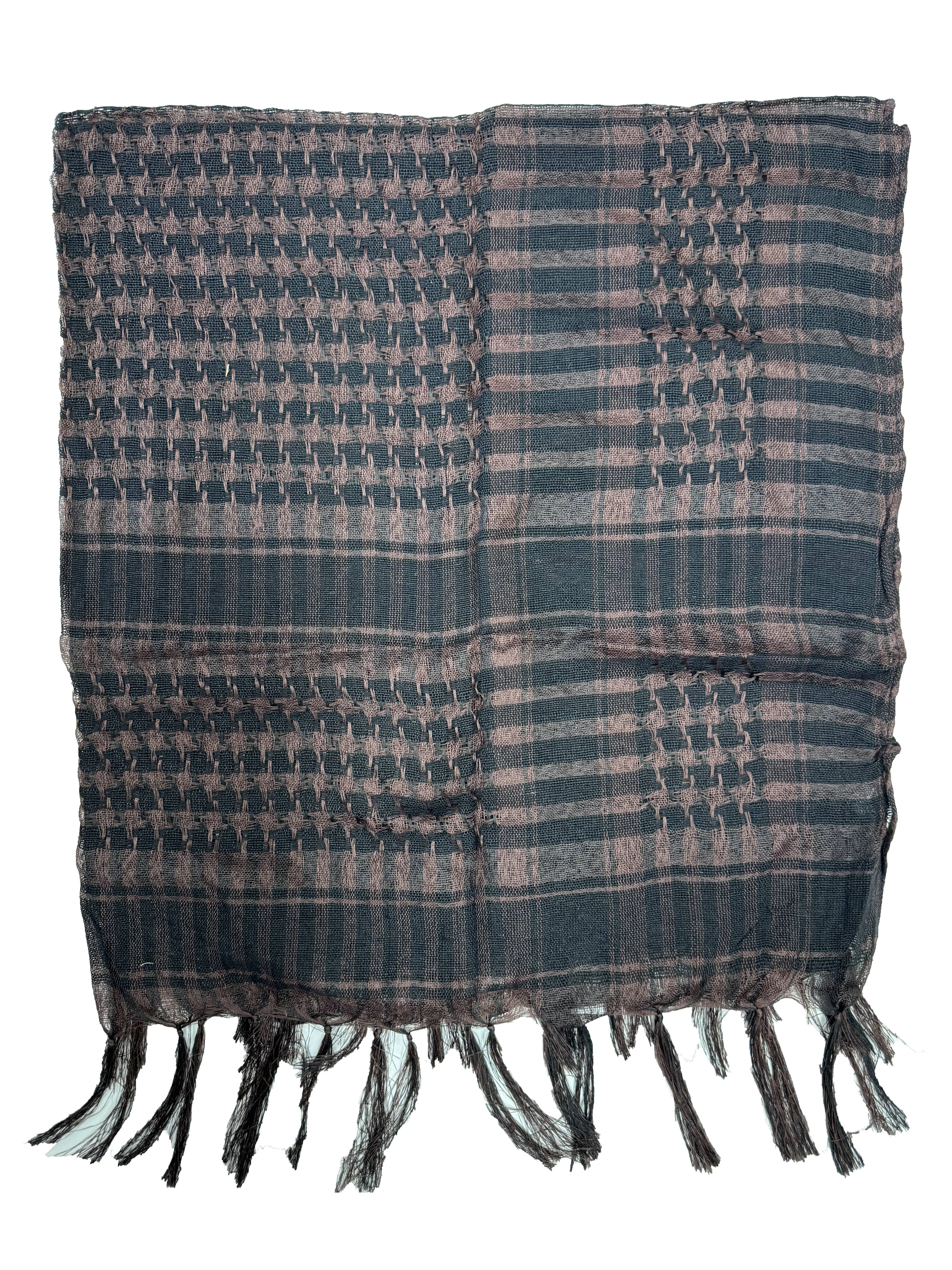 PLO Arafat Square Scarf with Tasels