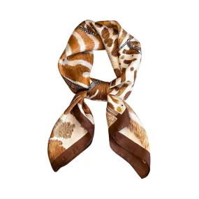 Pre Order:  Leopard Print Square Scarf