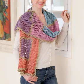 Red Heart Crochet Wrap Me Shawl