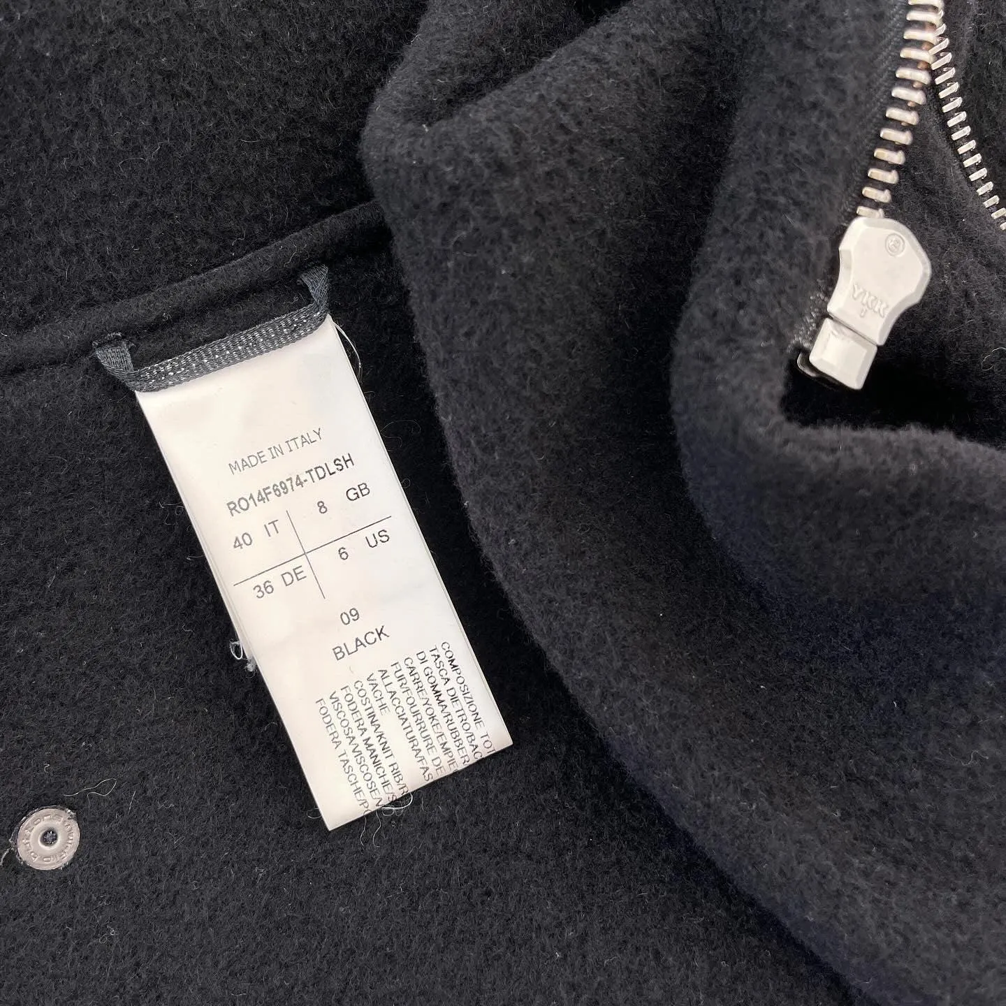 RICK OWENS Cashmere Coat