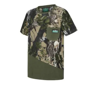 Ridgeline Kids Spliced Tee - Buffalo Camo/Field Olive