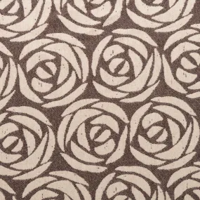 Rose Merino Wool Fabric Chestnut