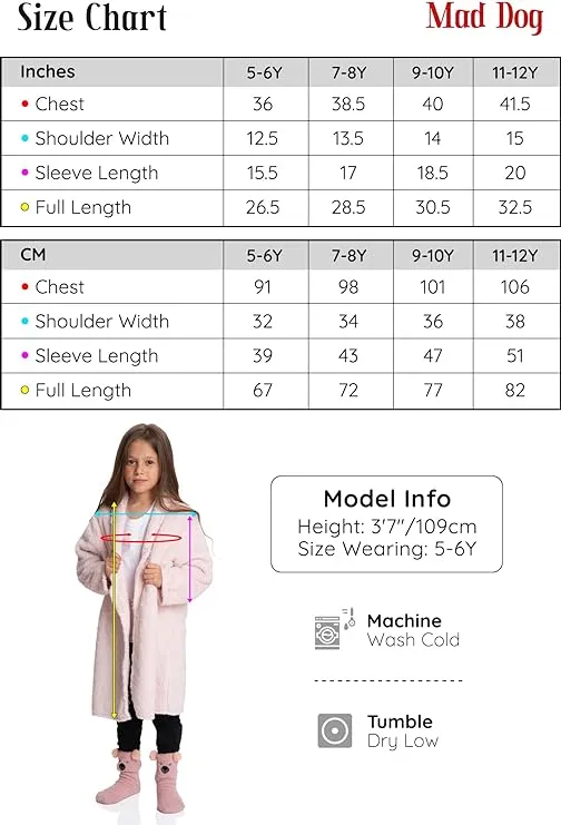 Rosy Embrace: Girls Pink Sherpa Jacket - Soft Back-to-School Warmth for Little Trendsetters