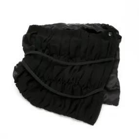 Ruched Oversized Scarflette Cowl