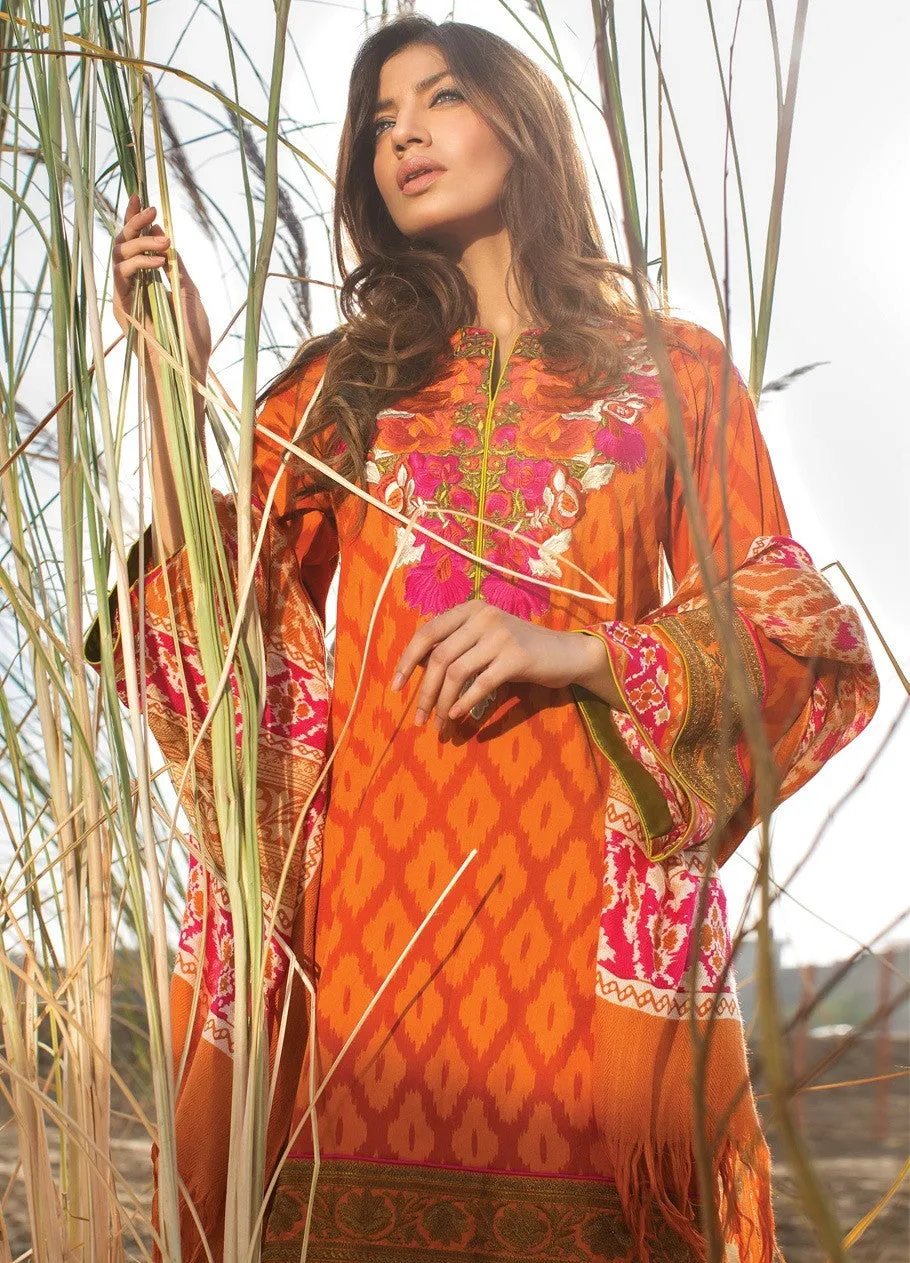 Sana Safinaz Winter Shawl Collection 2015 - 06A