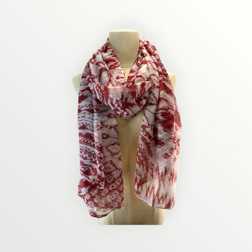 Scarf For Women Long Ethnic Boho Print