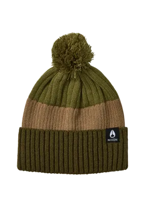 Schrader Pom Beanie - Olive / Multi