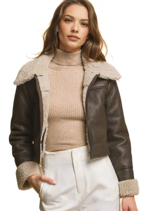 Shearling Moto Jacket