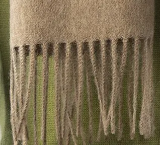 Solid Weave Brushed Scarf