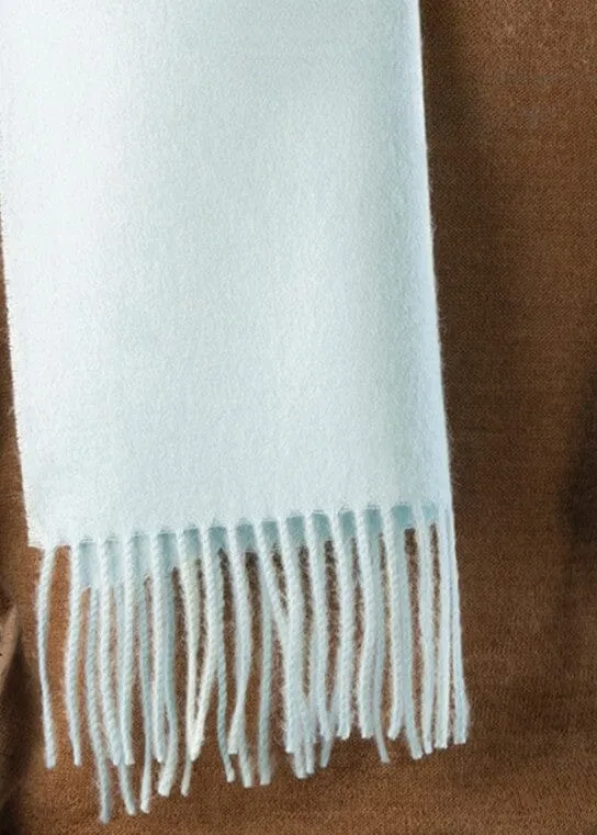 Solid Weave Brushed Scarf