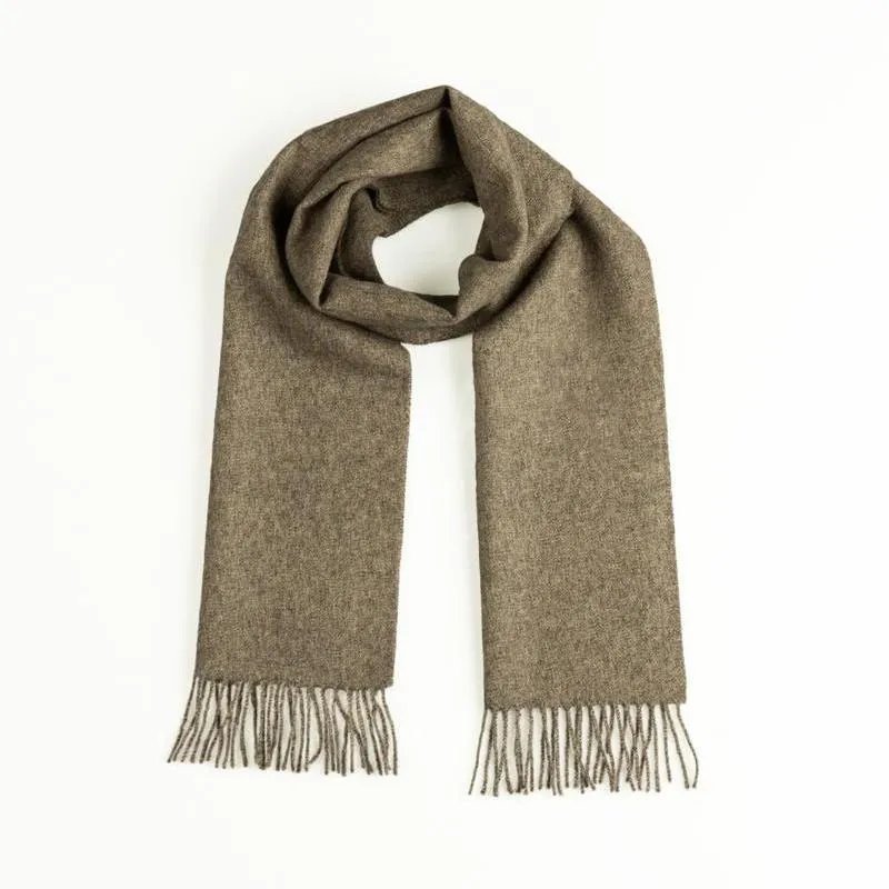 Solid Weave Brushed Scarf