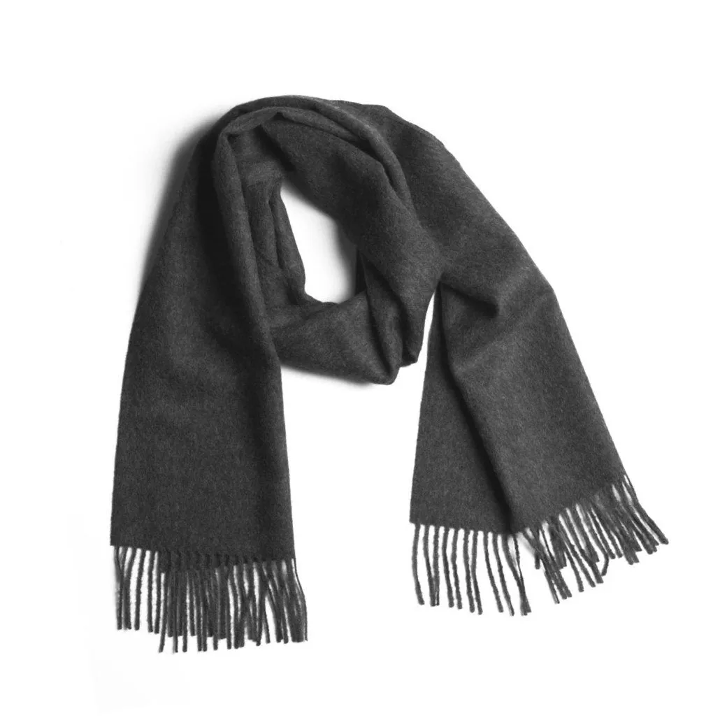 Solid Weave Brushed Scarf