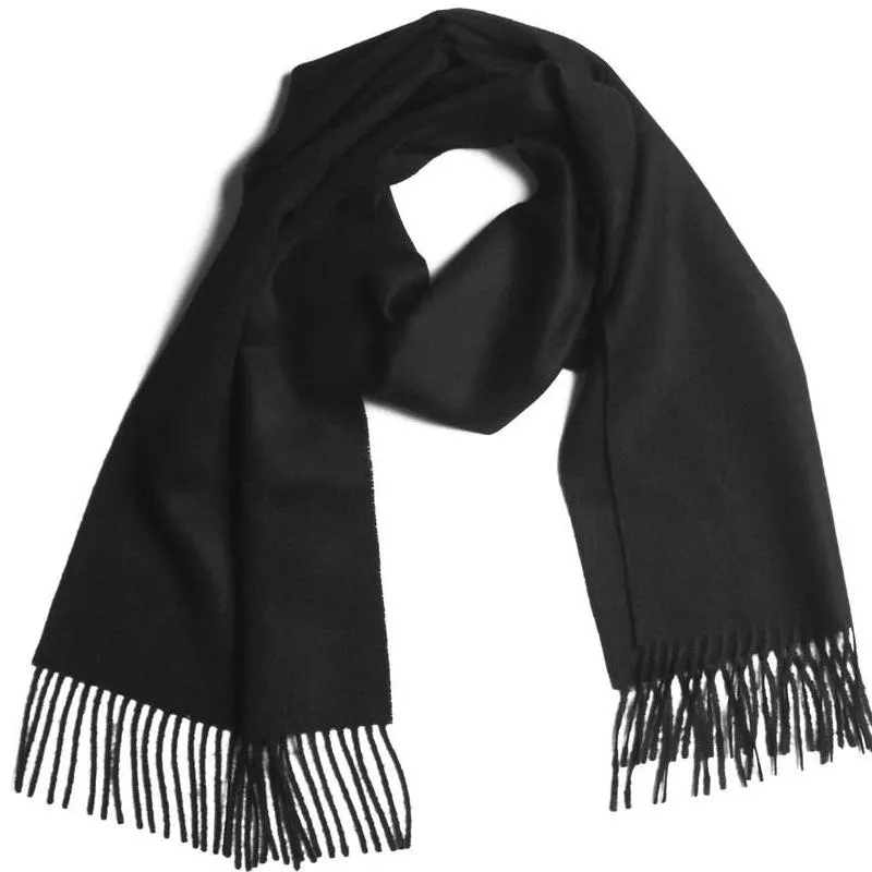 Solid Weave Brushed Scarf