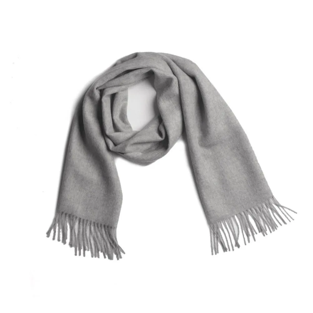 Solid Weave Brushed Scarf