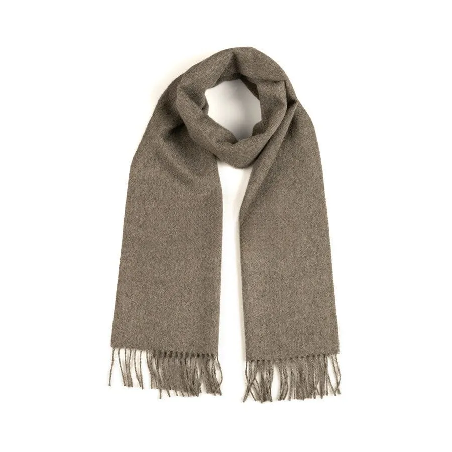 Solid Weave Brushed Scarf