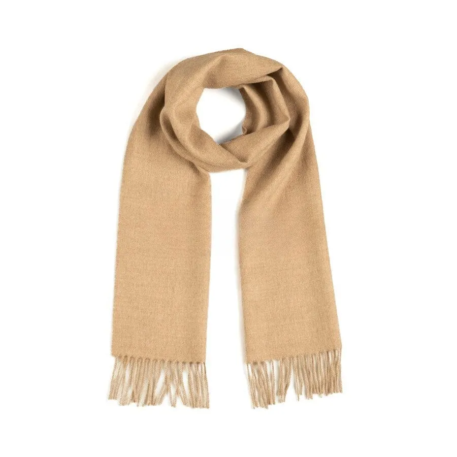 Solid Weave Brushed Scarf