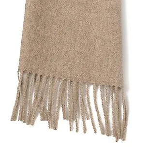 Solid Weave Brushed Scarf