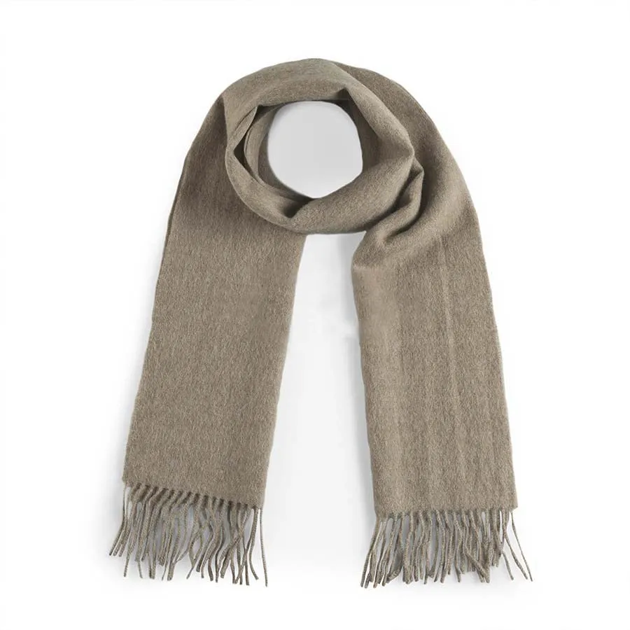 Solid Weave Brushed Scarf