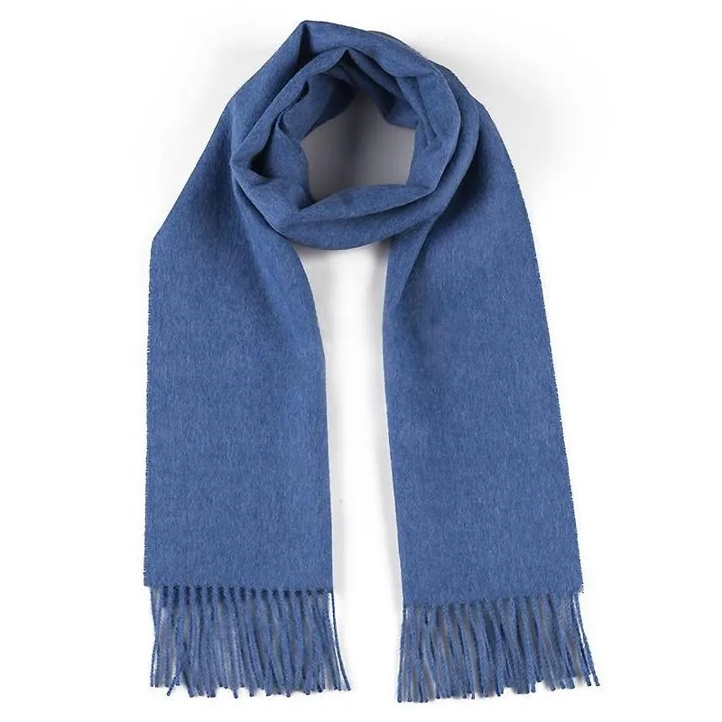 Solid Weave Brushed Scarf