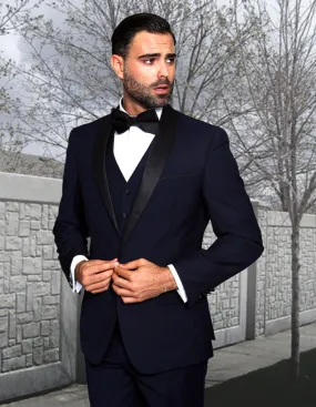 STATEMENT CLOTHING | TUX-SH-NAVY-BLACK