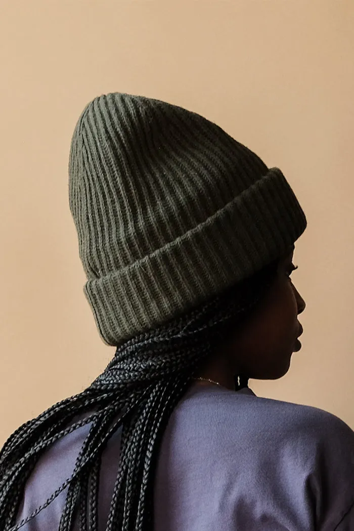 STRUCTURED RIB BEANIE KALAMATA