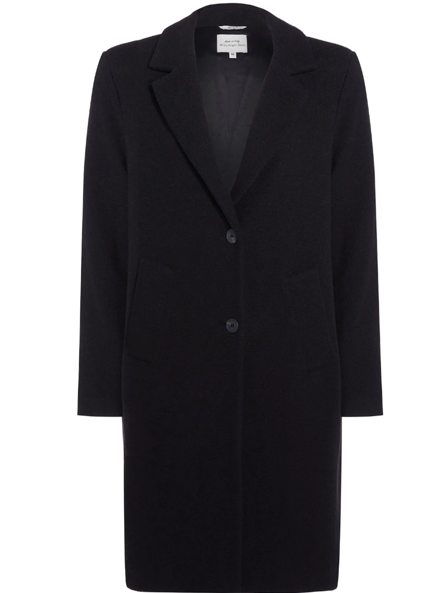 Structured Vegan Wool Coat