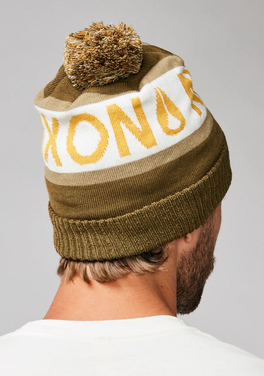 Teamster Beanie - Olive / Multi