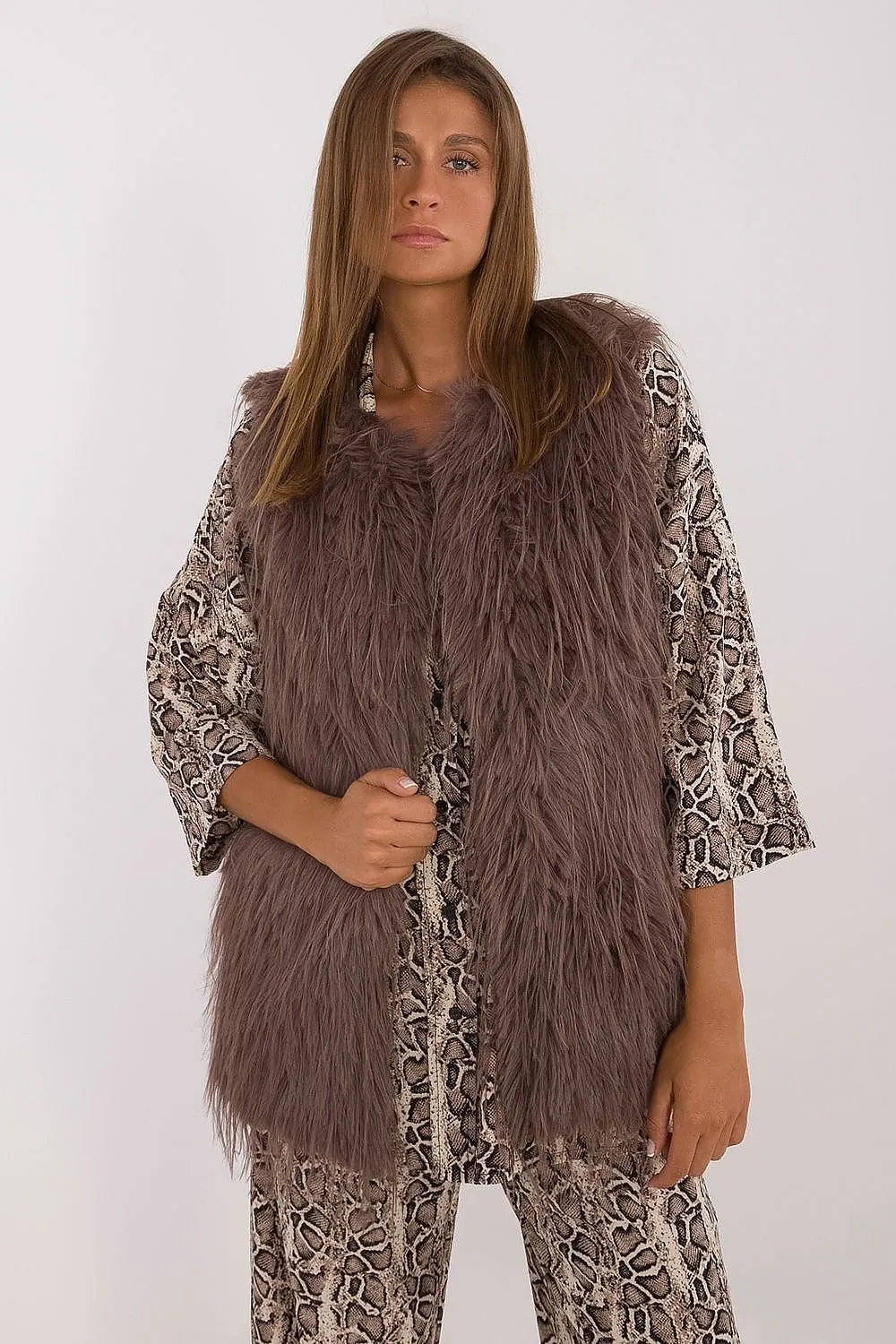 TEEK - Color Chosen Faux Fur Gilet