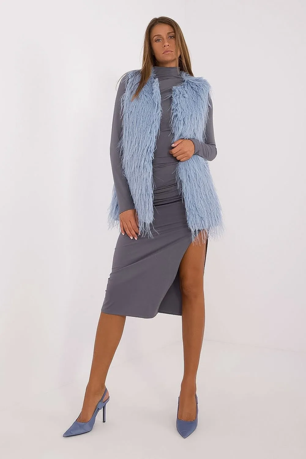 TEEK - Color Chosen Faux Fur Gilet