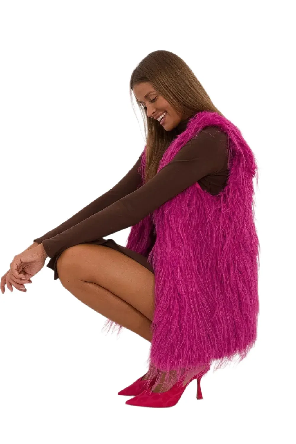 TEEK - Color Chosen Faux Fur Gilet