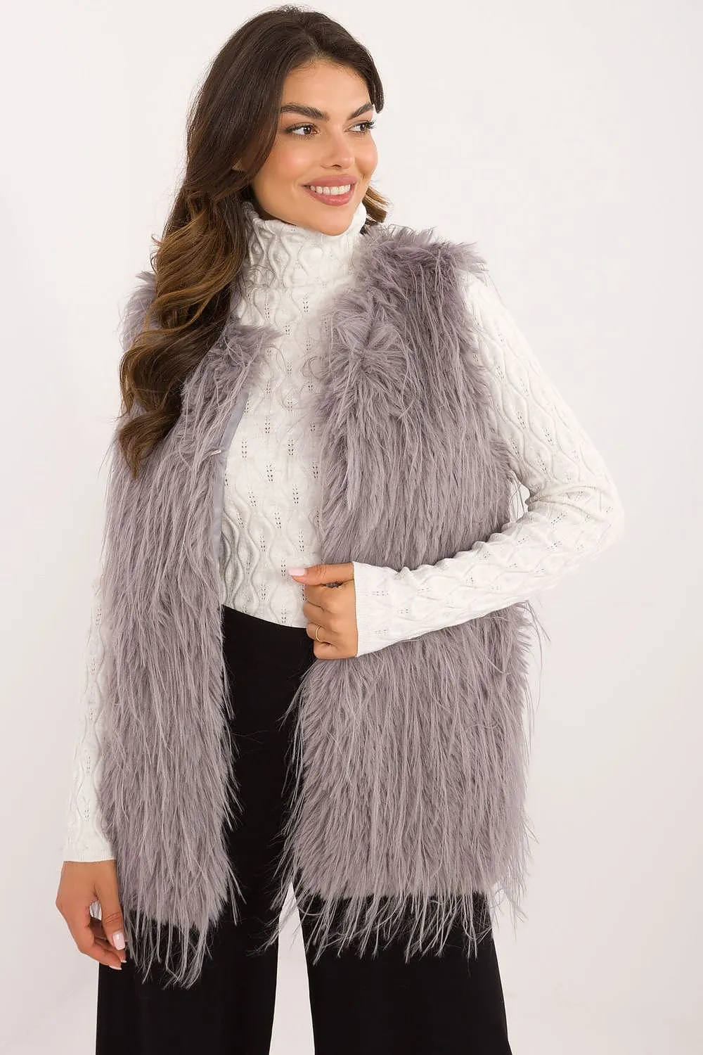 TEEK - Color Chosen Faux Fur Gilet