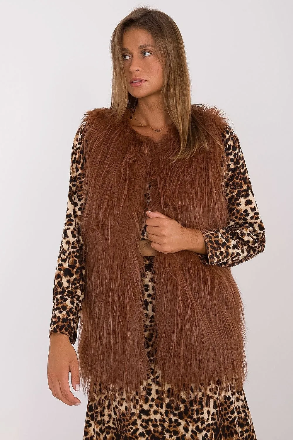 TEEK - Color Chosen Faux Fur Gilet