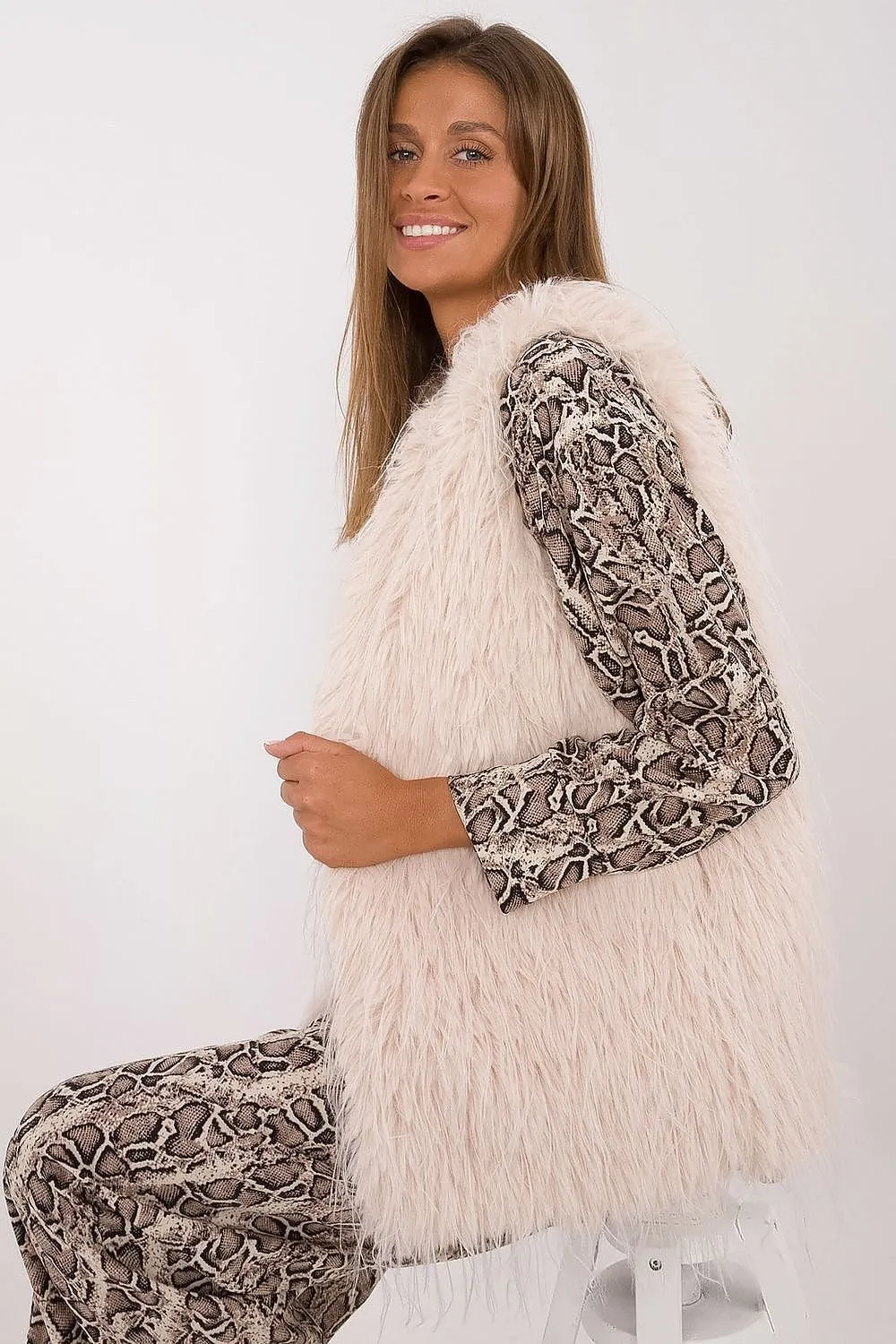 TEEK - Color Chosen Faux Fur Gilet