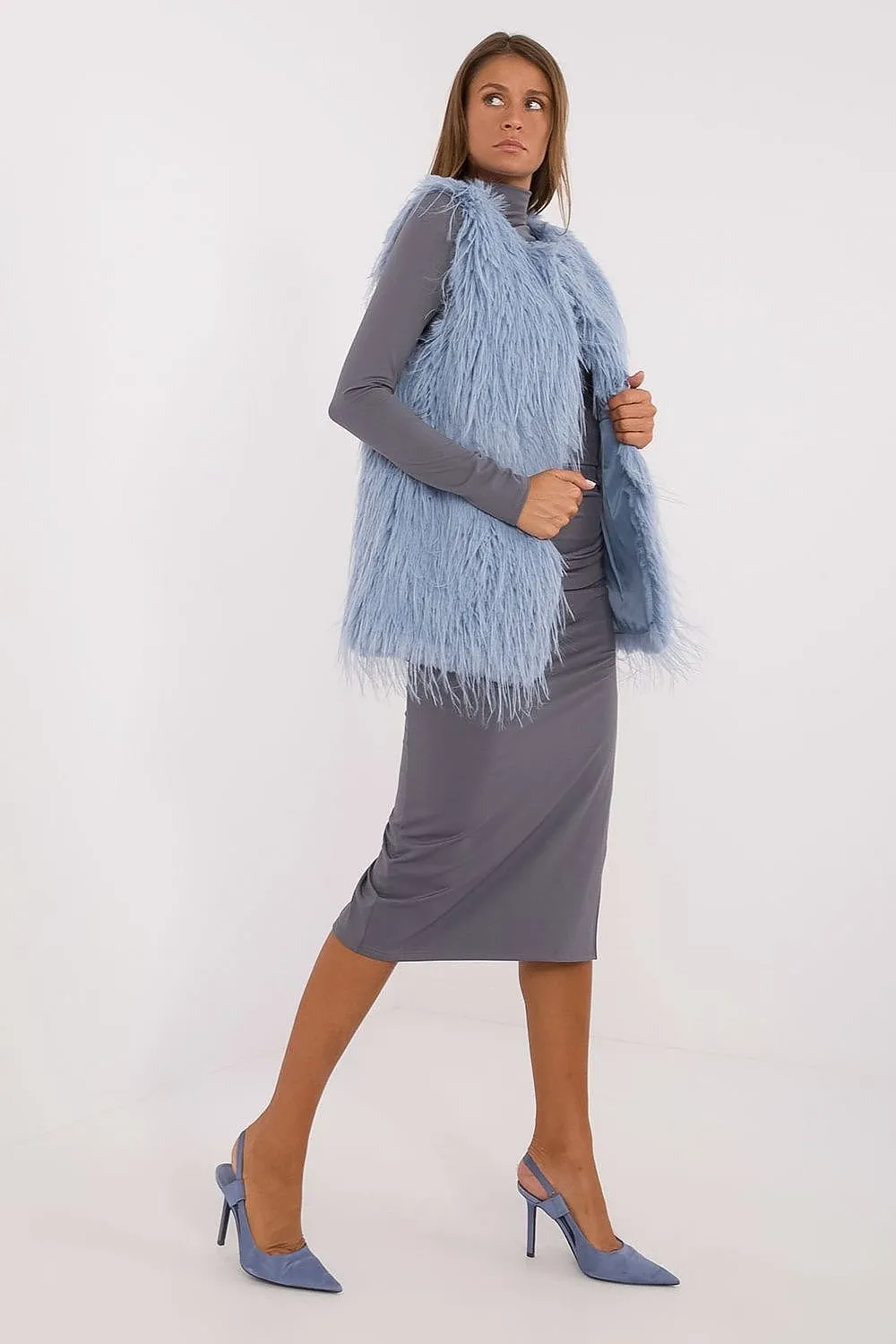 TEEK - Color Chosen Faux Fur Gilet