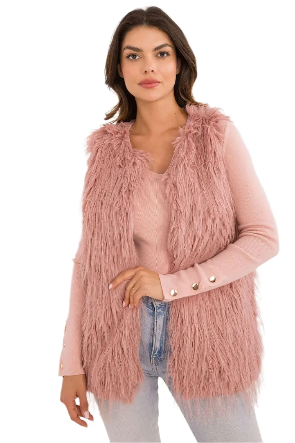 TEEK - Color Chosen Faux Fur Gilet