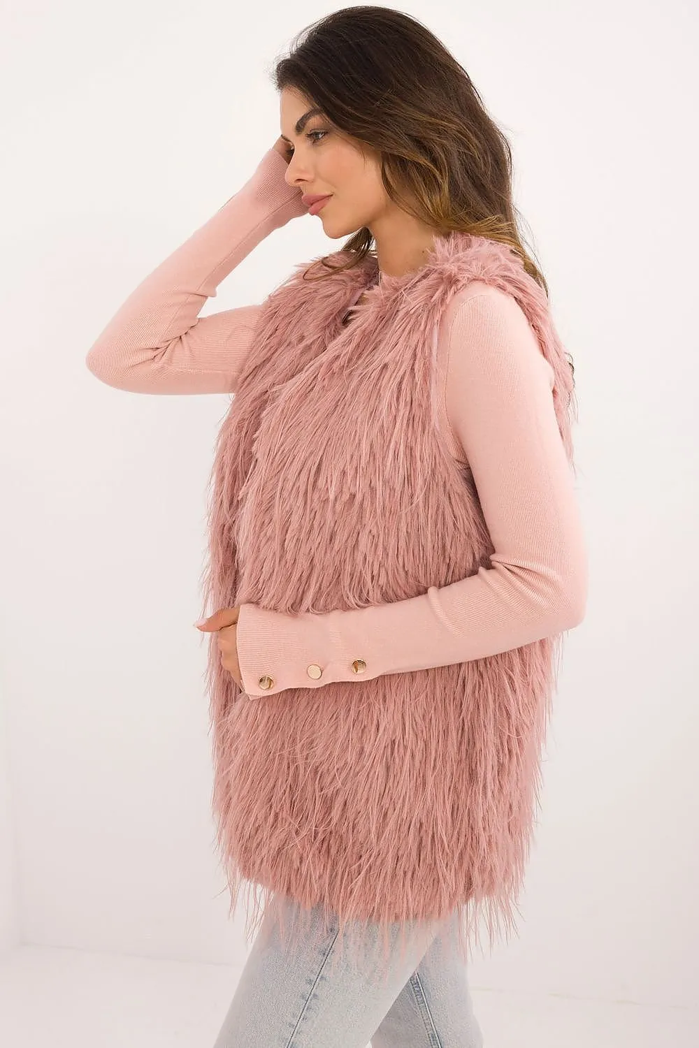 TEEK - Color Chosen Faux Fur Gilet