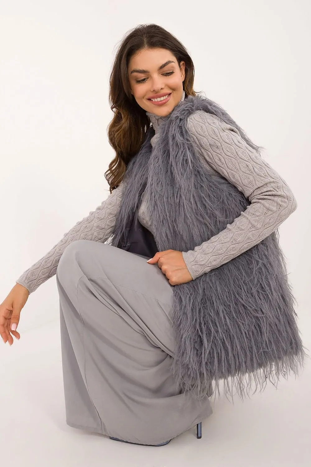 TEEK - Color Chosen Faux Fur Gilet