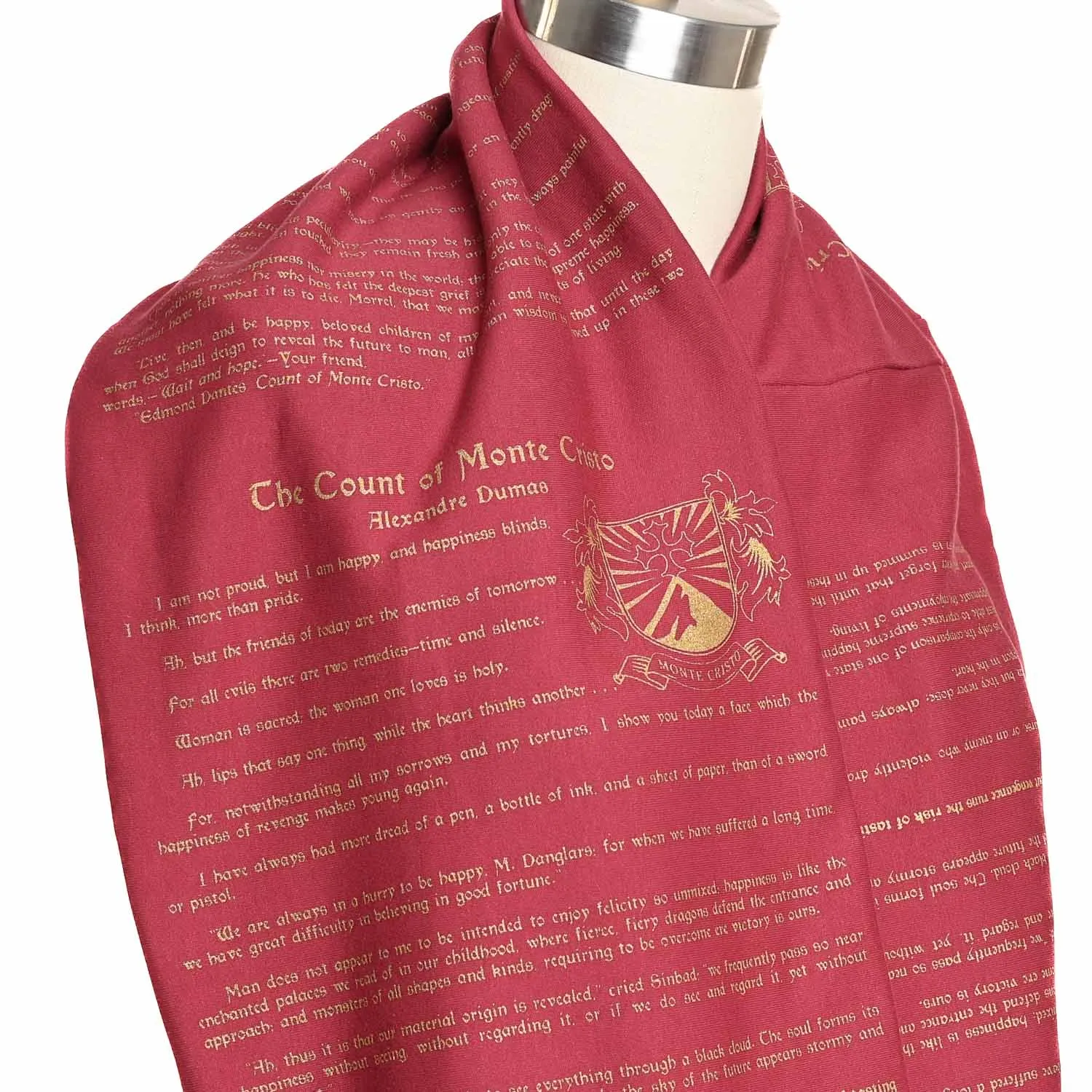 The Count of Monte Cristo Book Scarf