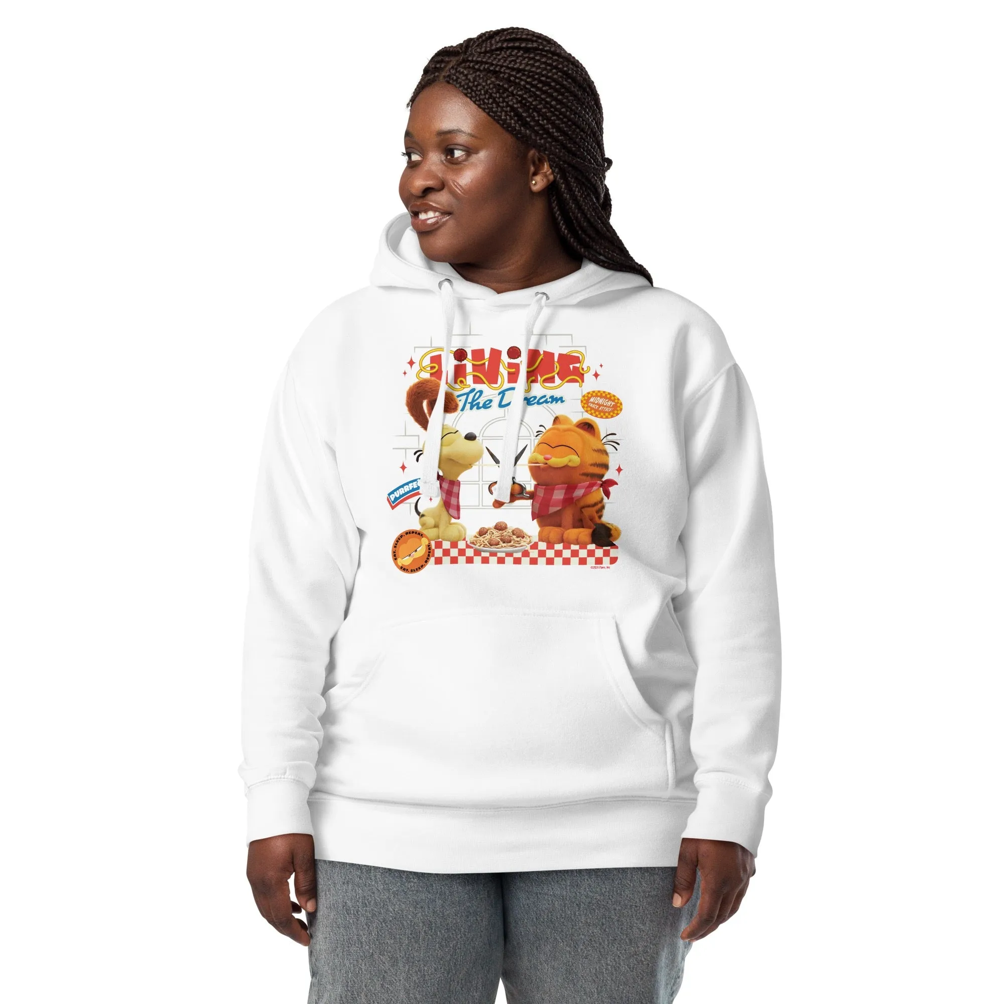 The Garfield Movie Living The Dream  Hoodie